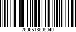 Código de barras (EAN, GTIN, SKU, ISBN): '7898516899040'