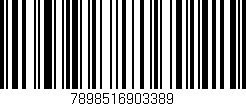 Código de barras (EAN, GTIN, SKU, ISBN): '7898516903389'