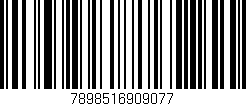 Código de barras (EAN, GTIN, SKU, ISBN): '7898516909077'