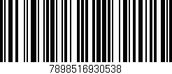 Código de barras (EAN, GTIN, SKU, ISBN): '7898516930538'