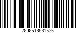 Código de barras (EAN, GTIN, SKU, ISBN): '7898516931535'
