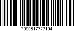 Código de barras (EAN, GTIN, SKU, ISBN): '7898517777194'
