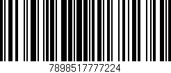 Código de barras (EAN, GTIN, SKU, ISBN): '7898517777224'
