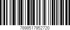 Código de barras (EAN, GTIN, SKU, ISBN): '7898517952720'