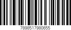Código de barras (EAN, GTIN, SKU, ISBN): '7898517980655'