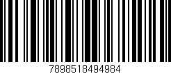 Código de barras (EAN, GTIN, SKU, ISBN): '7898518494984'