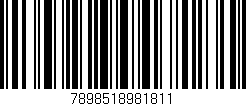 Código de barras (EAN, GTIN, SKU, ISBN): '7898518981811'