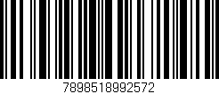 Código de barras (EAN, GTIN, SKU, ISBN): '7898518992572'