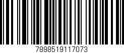 Código de barras (EAN, GTIN, SKU, ISBN): '7898519117073'