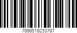 Código de barras (EAN, GTIN, SKU, ISBN): '7898519233797'