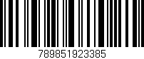 Código de barras (EAN, GTIN, SKU, ISBN): '789851923385'