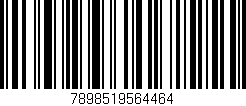 Código de barras (EAN, GTIN, SKU, ISBN): '7898519564464'