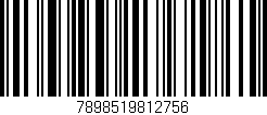 Código de barras (EAN, GTIN, SKU, ISBN): '7898519812756'