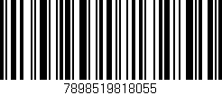 Código de barras (EAN, GTIN, SKU, ISBN): '7898519818055'