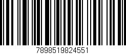 Código de barras (EAN, GTIN, SKU, ISBN): '7898519824551'