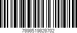 Código de barras (EAN, GTIN, SKU, ISBN): '7898519828702'