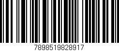 Código de barras (EAN, GTIN, SKU, ISBN): '7898519828917'