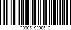 Código de barras (EAN, GTIN, SKU, ISBN): '7898519830613'