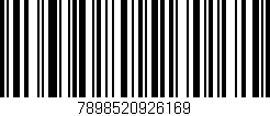 Código de barras (EAN, GTIN, SKU, ISBN): '7898520926169'
