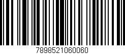 Código de barras (EAN, GTIN, SKU, ISBN): '7898521060060'