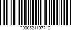 Código de barras (EAN, GTIN, SKU, ISBN): '7898521187712'
