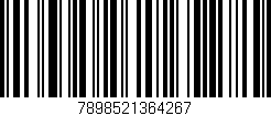 Código de barras (EAN, GTIN, SKU, ISBN): '7898521364267'