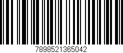 Código de barras (EAN, GTIN, SKU, ISBN): '7898521365042'