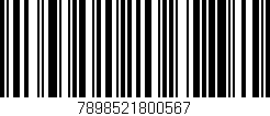 Código de barras (EAN, GTIN, SKU, ISBN): '7898521800567'