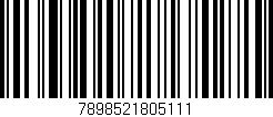 Código de barras (EAN, GTIN, SKU, ISBN): '7898521805111'