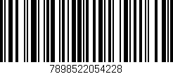 Código de barras (EAN, GTIN, SKU, ISBN): '7898522054228'