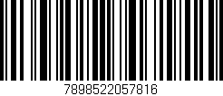 Código de barras (EAN, GTIN, SKU, ISBN): '7898522057816'