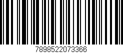 Código de barras (EAN, GTIN, SKU, ISBN): '7898522073366'