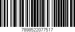 Código de barras (EAN, GTIN, SKU, ISBN): '7898522077517'