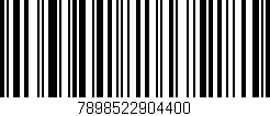 Código de barras (EAN, GTIN, SKU, ISBN): '7898522904400'