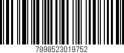 Código de barras (EAN, GTIN, SKU, ISBN): '7898523019752'