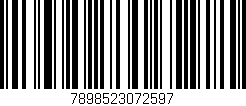 Código de barras (EAN, GTIN, SKU, ISBN): '7898523072597'