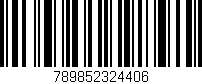 Código de barras (EAN, GTIN, SKU, ISBN): '789852324406'