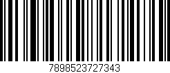 Código de barras (EAN, GTIN, SKU, ISBN): '7898523727343'