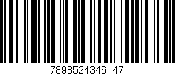 Código de barras (EAN, GTIN, SKU, ISBN): '7898524346147'