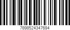 Código de barras (EAN, GTIN, SKU, ISBN): '7898524347694'