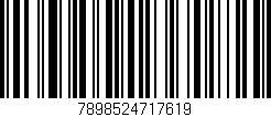 Código de barras (EAN, GTIN, SKU, ISBN): '7898524717619'