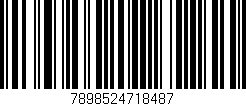 Código de barras (EAN, GTIN, SKU, ISBN): '7898524718487'