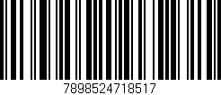 Código de barras (EAN, GTIN, SKU, ISBN): '7898524718517'