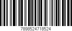 Código de barras (EAN, GTIN, SKU, ISBN): '7898524718524'