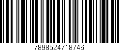 Código de barras (EAN, GTIN, SKU, ISBN): '7898524718746'