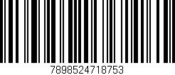 Código de barras (EAN, GTIN, SKU, ISBN): '7898524718753'