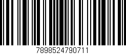 Código de barras (EAN, GTIN, SKU, ISBN): '7898524790711'