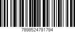 Código de barras (EAN, GTIN, SKU, ISBN): '7898524791794'