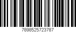 Código de barras (EAN, GTIN, SKU, ISBN): '7898525723787'