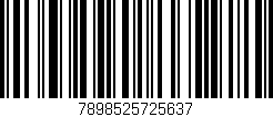 Código de barras (EAN, GTIN, SKU, ISBN): '7898525725637'